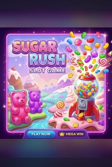 Sugar Rush pokie poster
